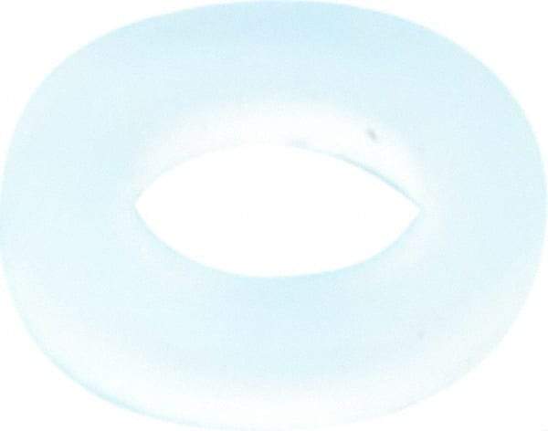 Made in USA - #4 Screw, Grade 6/6 Nylon Standard Flat Washer - 3.05mm ID x 5.54mm OD, 0.94mm Thick - Industrial Tool & Supply