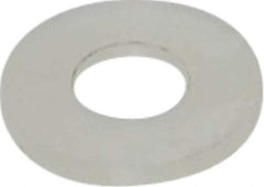Made in USA - #10 Screw, Grade 6/6 Nylon Standard Flat Washer - 5.08mm ID x 11.43mm OD, 1.22mm Thick - Industrial Tool & Supply