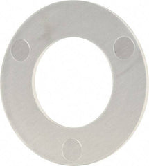 Made in USA - #12 Screw, Grade 6/6 Nylon Standard Flat Washer - 6.35mm ID x 11.81mm OD, 0.38mm Thick - Industrial Tool & Supply