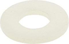 Made in USA - 5/16" Screw, Grade 6/6 Nylon Standard Flat Washer - 8.64mm ID x 18.8mm OD, 1.57mm Thick - Industrial Tool & Supply