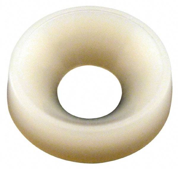 Made in USA - 3.86mm Thick, Nylon, Standard Countersunk Washer - 4.98mm ID x 14.61mm OD - Industrial Tool & Supply