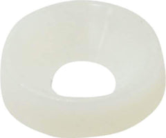 Made in USA - 4.57mm Thick, Nylon, Standard Countersunk Washer - 6.6mm ID x 17.35mm OD - Industrial Tool & Supply