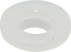 Made in USA - #6 Screw, 3/64" Shoulder Length, Nylon Shoulder Washer - Natural, 0.29" Flange Diam, 3/64" Flange Thickness, 0.14" ID, 0.17" OD - Industrial Tool & Supply