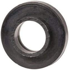 Made in USA - #6 Screw, 3/64" Shoulder Length, Nylon Shoulder Washer - Black, 0.29" Flange Diam, 3/64" Flange Thickness, 0.14" ID, 0.17" OD - Industrial Tool & Supply