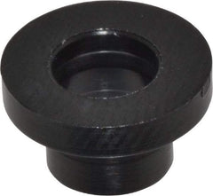 Made in USA - #8 Screw, 1/8" Shoulder Length, Nylon Shoulder Washer - Black, 11/32" Flange Diam, 1/16" Flange Thickness, 0.173" ID, 0.205" OD - Industrial Tool & Supply