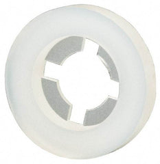 Made in USA - #8 Screw, 0.152" ID, Nylon Internal Tooth Lock Washer - 25/64" OD, Grade 6/6 - Industrial Tool & Supply