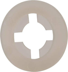 Made in USA - 5/16" Screw, 0.292" ID, Nylon Internal Tooth Lock Washer - 47/64" OD, Grade 6/6 - Industrial Tool & Supply