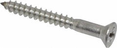 Value Collection - #8, 1-1/2" OAL, Phillips Drive, Flat Head Wood Screw - Stainless Steel, Grade 18-8 - Industrial Tool & Supply