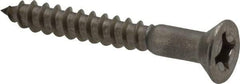 Value Collection - #10, 1-1/2" OAL, Phillips Drive, Flat Head Wood Screw - Stainless Steel, Grade 18-8 - Industrial Tool & Supply