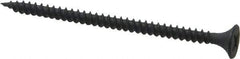 Value Collection - #6, 2-1/4" OAL, Phillips Drive Bugle Head, Steel Drywall Screws - Black Phosphate Finish, Grade 2 - Industrial Tool & Supply