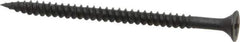 Value Collection - #8, 2-1/2" OAL, Phillips Drive Bugle Head, Steel Drywall Screws - Black Phosphate Finish, Grade 2 - Industrial Tool & Supply