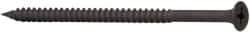 Value Collection - #10, 3-1/2" OAL, Phillips Drive Bugle Head, Steel Drywall Screws - Black Phosphate Finish, Grade 2 - Industrial Tool & Supply