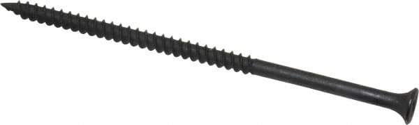 Value Collection - #10, 4" OAL, Phillips Drive Bugle Head, Steel Drywall Screws - Black Phosphate Finish, Grade 2 - Industrial Tool & Supply