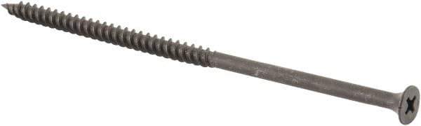 Value Collection - #10, 4-1/2" OAL, Phillips Drive Bugle Head, Steel Drywall Screws - Black Phosphate Finish, Grade 2 - Industrial Tool & Supply