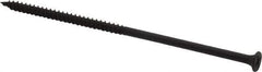 Value Collection - #10, 5" OAL, Phillips Drive Bugle Head, Steel Drywall Screws - Black Phosphate Finish, Grade 2 - Industrial Tool & Supply
