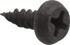 Value Collection - #6 Pan Head Phillips Sheet Metal Screw - Steel, 7/16" Length Under Head, Grade 2 - Industrial Tool & Supply