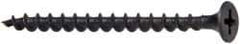 Value Collection - #6, 2" OAL, Phillips Drive Bugle Head Wood Screw - Black Phosphate Finish Steel, Grade 2 - Industrial Tool & Supply