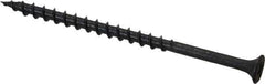 Value Collection - #8, 3" OAL, Phillips Drive Bugle Head Wood Screw - Black Phosphate Finish Steel, Grade 2 - Industrial Tool & Supply
