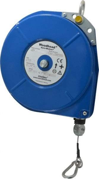 Aero-Motive - 10 Lb Load Capacity, 8' Travel Distance, Tool Balancer - Steel Cable, Steel Housing, Tension Adjustment - Industrial Tool & Supply