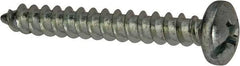 Value Collection - #10 Pan Head Slotted Phillips Sheet Metal Screw - Steel, 1-1/2" Length Under Head, Grade 2 - Industrial Tool & Supply