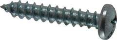 Value Collection - #12 Pan Head Slotted Phillips Sheet Metal Screw - Steel, 1-1/4" Length Under Head, Grade 2 - Industrial Tool & Supply