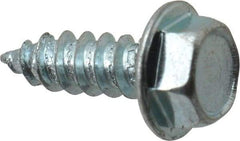 Value Collection - #8 Hex Washer Head Sheet Metal Screw - Steel, 1/2" Length Under Head, Grade 2 - Industrial Tool & Supply