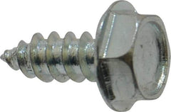 Value Collection - #10 Hex Washer Head Sheet Metal Screw - Steel, 1/2" Length Under Head, Grade 2 - Industrial Tool & Supply