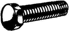 Value Collection - 3/8-16 UNC Thread, 1-1/4" Length Under Head, Hex Drive Steel Thread Cutting Screw - Hex Head, Grade 2, Point Type F, Zinc-Plated Finish - Industrial Tool & Supply