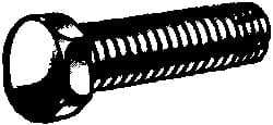 Value Collection - 5/16-18 UNC Thread, 5/8" Length Under Head, Hex Drive Steel Thread Cutting Screw - Hex Head, Grade 2, Point Type F, Zinc-Plated Finish - Industrial Tool & Supply