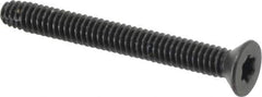Value Collection - 2-1/4" OAL Flat Head T30 Torx Drive Flooring Screw - 1/4-20 UNC, Point Type F, Grade 2 Steel, Black Phosphate Finish - Industrial Tool & Supply