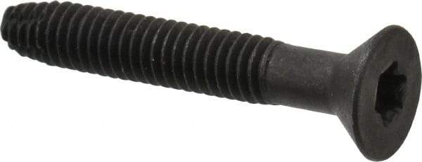 Value Collection - 2" OAL Flat Head T40 Torx Drive Flooring Screw - 5/16-18 UNC, Point Type F, Grade 2 Steel, Black Phosphate Finish - Industrial Tool & Supply