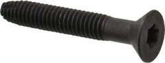 Value Collection - 2" OAL Flat Head T40 Torx Drive Flooring Screw - 5/16-18 UNC, Point Type F, Grade 2 Steel, Black Phosphate Finish - Industrial Tool & Supply