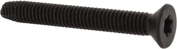 Value Collection - 2-1/2" OAL Flat Head T40 Torx Drive Flooring Screw - 5/16-18 UNC, Point Type F, Grade 2 Steel, Black Phosphate Finish - Industrial Tool & Supply