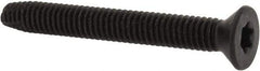 Value Collection - 2-1/2" OAL Flat Head T40 Torx Drive Flooring Screw - 5/16-18 UNC, Point Type F, Grade 2 Steel, Black Phosphate Finish - Industrial Tool & Supply