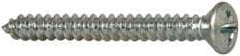 Value Collection - #6 Oval Head Phillips Sheet Metal Screw - Steel, 1-1/4" OAL, AISI 1016, ANSI/ASME B18.6.4, ASME B18.6.3 & SAE J933, Grade 1016-1024 - Industrial Tool & Supply