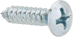 Value Collection - #8 Oval Head Phillips Sheet Metal Screw - Steel, 3/4" OAL, AISI 1016, ANSI/ASME B18.6.4, ASME B18.6.3 & SAE J933, Grade 1016-1024 - Industrial Tool & Supply