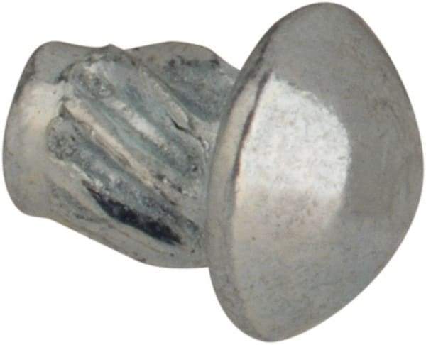 Value Collection - #2 Round Head Sheet Metal Screw - Steel, 1/8" Length Under Head, AISI 1016, ASME B18.6.3 & ASME B18.6.4, Grade 1016-1024 - Industrial Tool & Supply