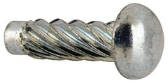 Value Collection - #7 Round Head Sheet Metal Screw - Steel, 1/2" Length Under Head, Grade 2 - Industrial Tool & Supply