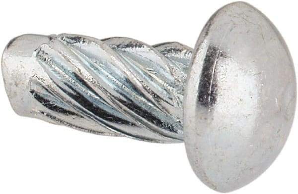 Value Collection - #8 Round Head Sheet Metal Screw - Steel, 3/8" Length Under Head, AISI 1016, ASME B18.6.3 & ASME B18.6.4, Grade 1016-1024 - Industrial Tool & Supply