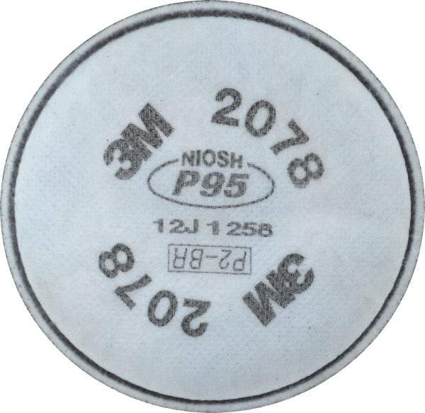 3M - Light Blue P95 Filter - Series 2000, Protects Against Acid Gas, Organic Vapor - Industrial Tool & Supply