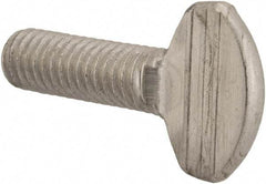 Value Collection - 5/16-18 Oval Shoulderless Grade 18-8 Stainless Steel Thumb Screw - 1" OAL, 0.78" Head Height - Industrial Tool & Supply