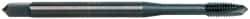 OSG - M4x0.70 Metric Coarse, 3 Flute, Oxide Finish, Vanadium High Speed Steel Spiral Point Tap - Plug Chamfer, Right Hand Thread, 63mm OAL, 3/4" Thread Length, 0.168" Shank Diam, 6H Class of Fit, Series 259 - Exact Industrial Supply