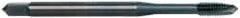 OSG - M4x0.70 Metric Coarse, 3 Flute, Oxide Finish, Vanadium High Speed Steel Spiral Point Tap - Plug Chamfer, Right Hand Thread, 63mm OAL, 3/4" Thread Length, 0.168" Shank Diam, 6H Class of Fit, Series 259 - Exact Industrial Supply