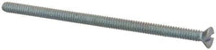 Value Collection - #6-32 UNC, 2-3/4" OAL Slotted Drive Machine Screw - Flat Head, Grade 2 Steel, Zinc-Plated Finish, Without Washer - Industrial Tool & Supply