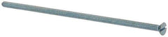Value Collection - #6-32 UNC, 4" OAL Slotted Drive Machine Screw - Flat Head, Grade 2 Steel, Zinc-Plated Finish, Without Washer - Industrial Tool & Supply
