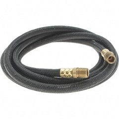 Dotco - 8', Air Hose, Dual 1/4" MNPT - Use with 45-2784 & 45-2687 - Industrial Tool & Supply