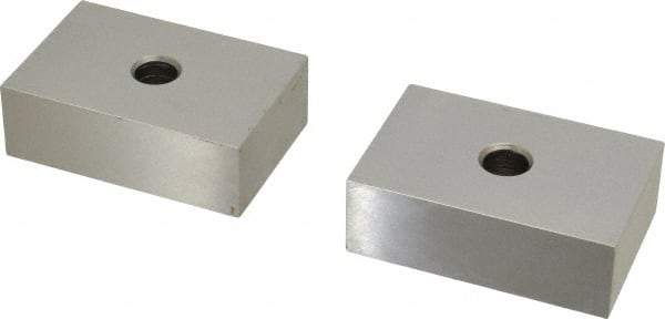 Suburban Tool - 0.0001 Squareness Per Inch, Hardened Steel, 1-2-3 Block with 1 Hole Setup Block - 3/8 - 16 Inch Tapped Hole Size, Sold As Matched Pair - Industrial Tool & Supply