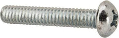 Value Collection - #12-24 UNC, 1-1/4" Length Under Head Phillips Drive Machine Screw - Round Head, Grade J82 Steel, Zinc-Plated Finish, Without Washer - Industrial Tool & Supply