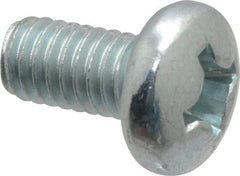 Value Collection - 5/16-18 UNC, 5/8" Length Under Head Phillips Drive Machine Screw - Pan Head, Grade 2 Steel, Zinc-Plated Finish, Without Washer - Industrial Tool & Supply