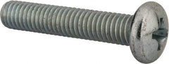 Value Collection - 3/8-16 UNC, 2" Length Under Head Phillips Drive Machine Screw - Pan Head, Grade 2 Steel, Zinc-Plated Finish, Without Washer - Industrial Tool & Supply